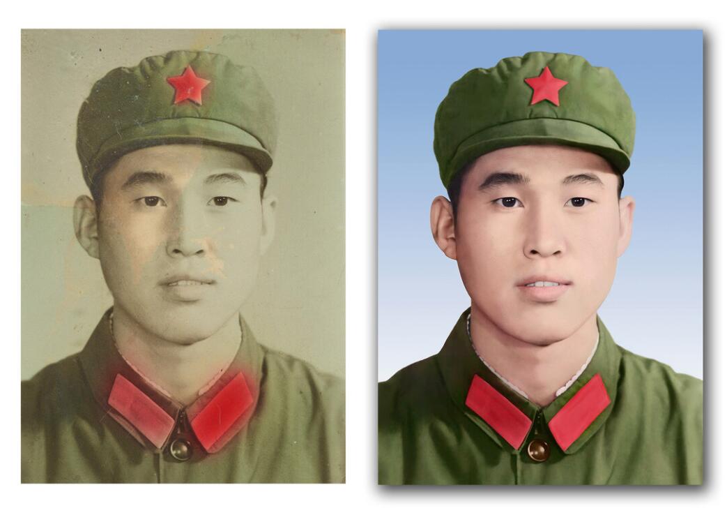 永发镇破损照片修复-18
